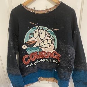 Courage the Cowardly Dog Tapestry
